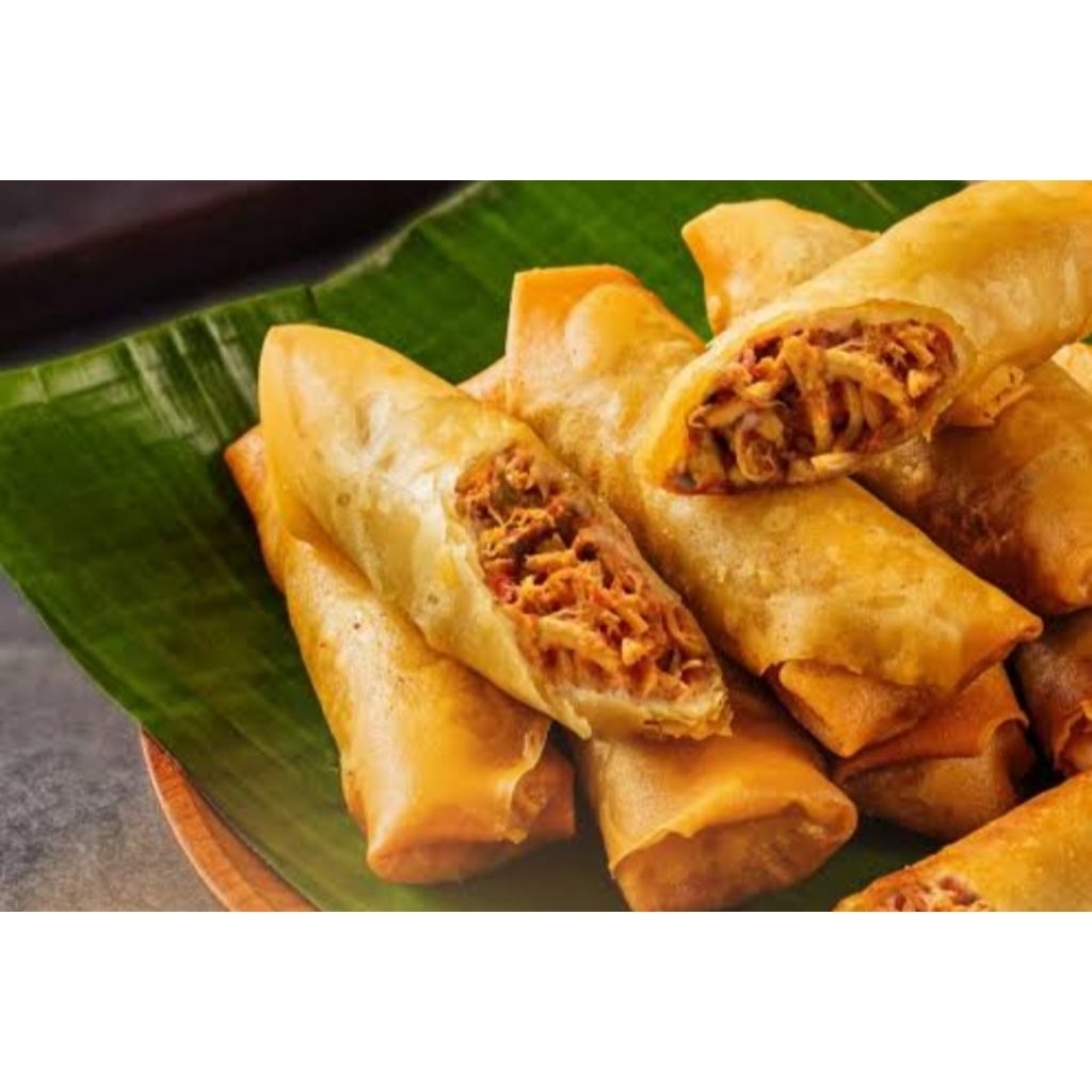Lumpia ayam suwir pedas isi 5