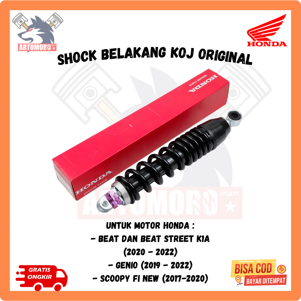 Shock Belakang KOJ ori Honda Beat New, Genio & Scoopy FI New