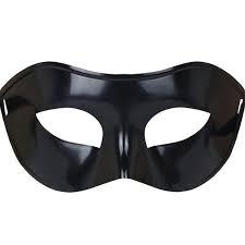 HALLOWEEN topeng masquerade topeng pesta hitam polos