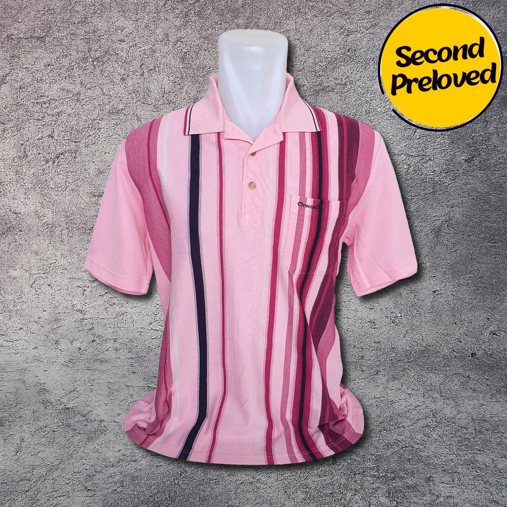 Baju Kaos Polo CROCODILE - Size L / Lebar 54 cm - Original - Second