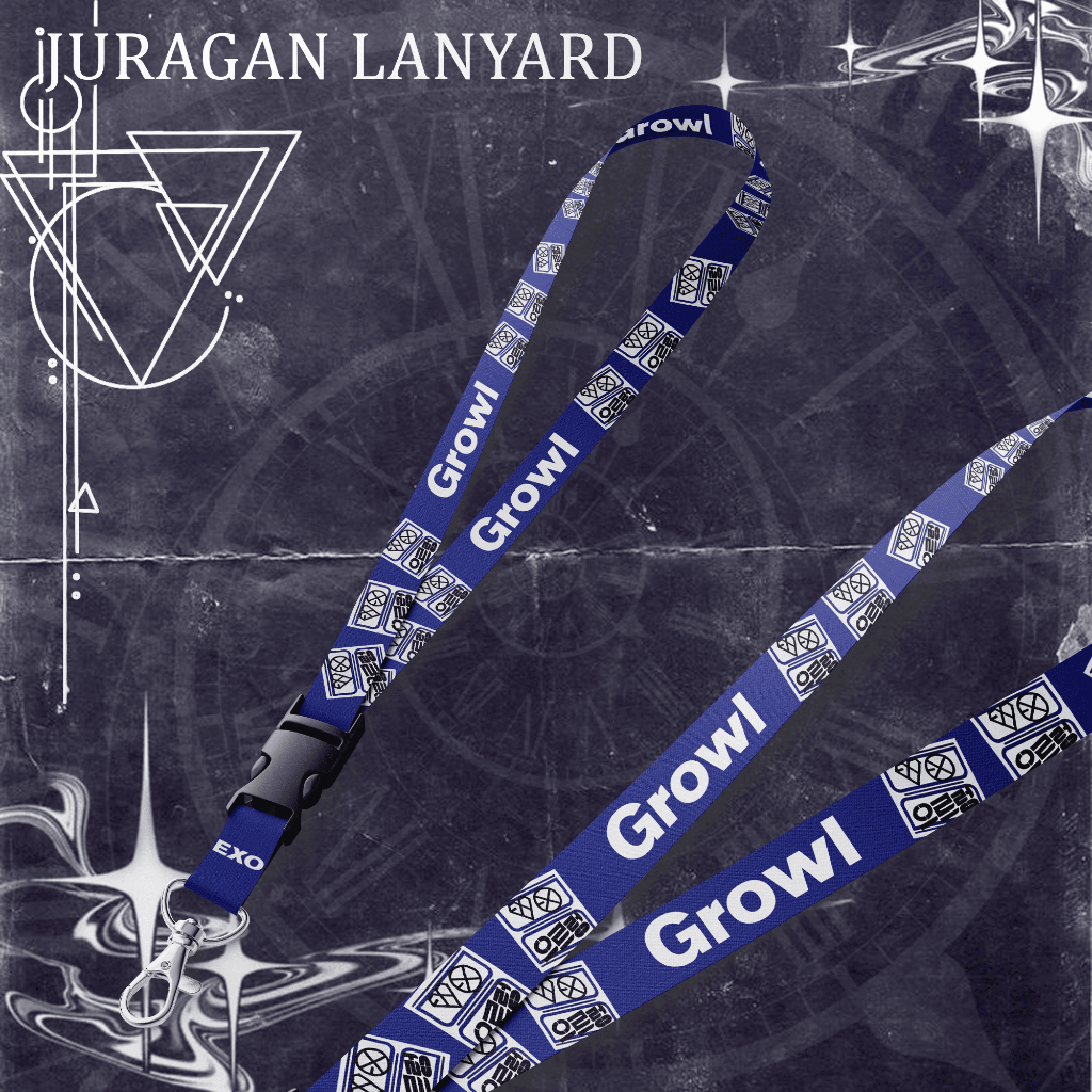 Lanyard / Tali Gantungan Leher EXO (GROWL)