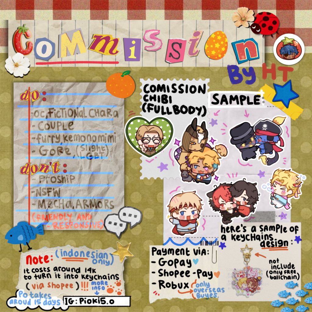 OPEN CHIBI COMMISSION | CHIBI ART by HT