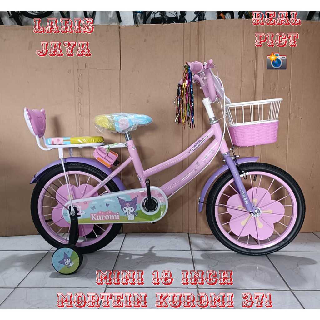 SEPEDA MINI ANAK 18 INCH CENTRUM SEPEDA ANAK KRANJANG 18 INCH MORTEIN SEPEDA ANAK PEREMPUAN MORTEIN 