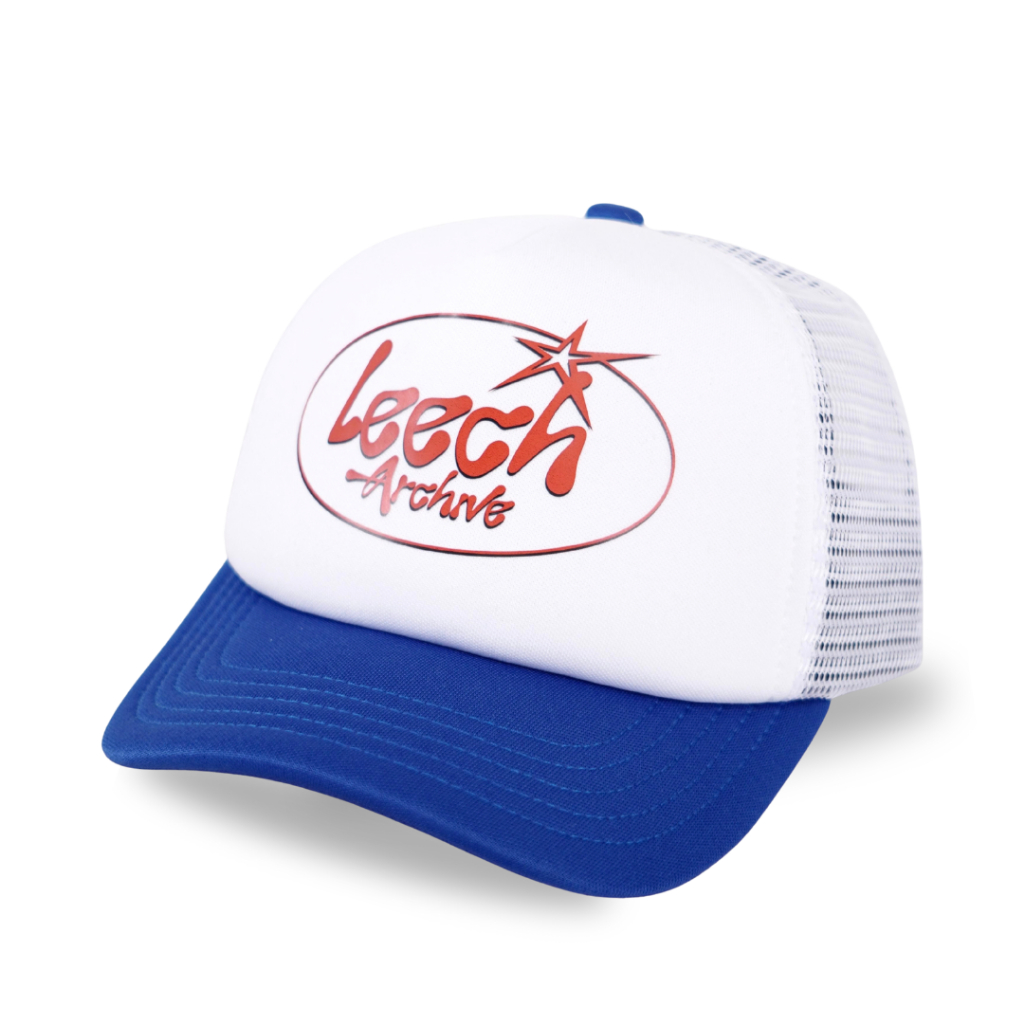 Leech.Co Truckerhat - Leech Archive Blue | Truckerhat | Topi Pria | Topi Baseball | Topi Unisex