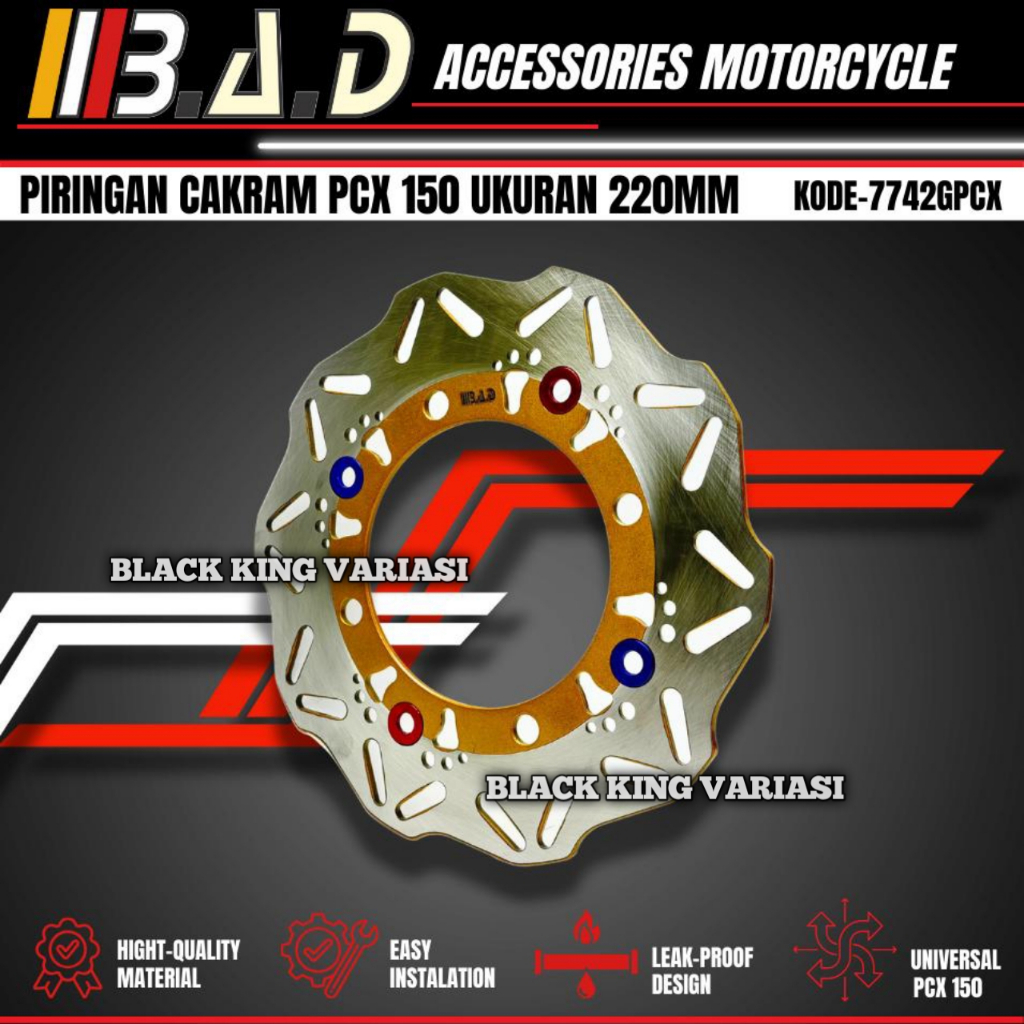 Piringan Cakram Standar PCX 150 Piringan Cakram PCX 150 Ukuran 220mm Disc Cakram PCX Piringan Cakram
