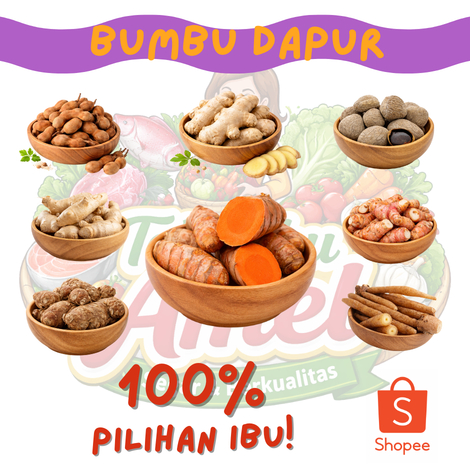 Bumbu Dapur Daun Aromatik INSTAN KIRIM Jahe/Lengkuas/Kencur/Kluwek/Kunyit/Kemangi/Jeruk Nipis/Daun K