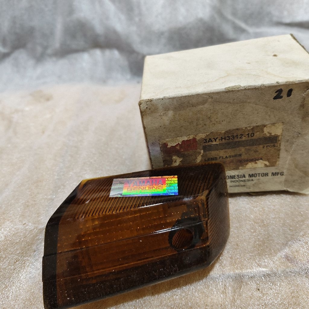 mika sein kiri depan Yamaha Alfa 3AY kaca riting reting signal lamp flasher light