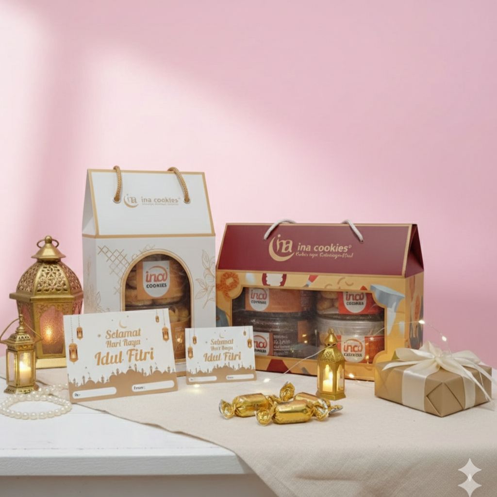 Hampers Kue Kering Ina Cookies Murah Paket Hampers Parsel Ramadhan Lebaran