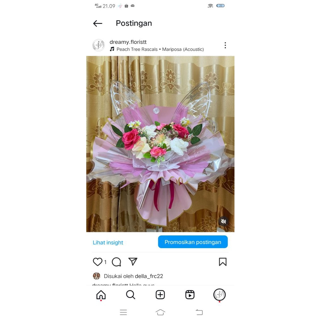 buket bunga yg