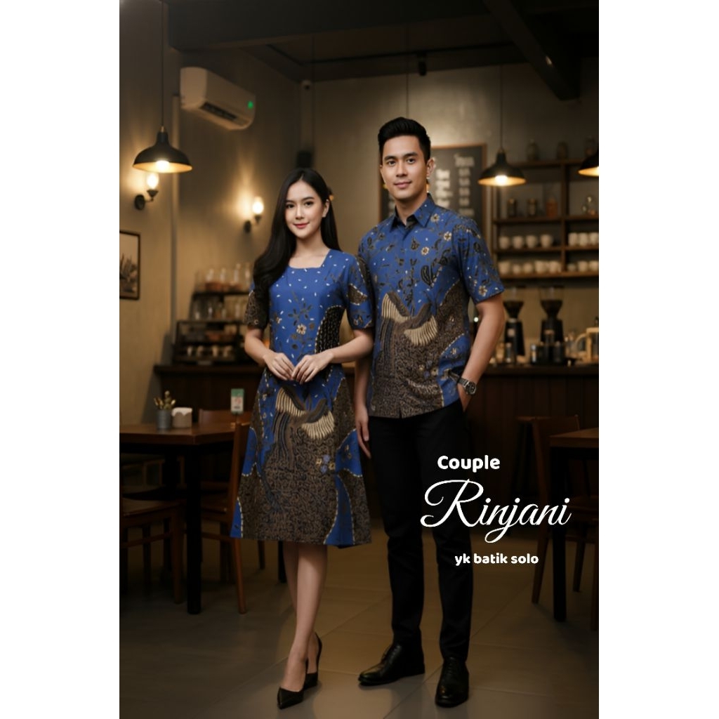 couple tunik rinjani yk batik solo