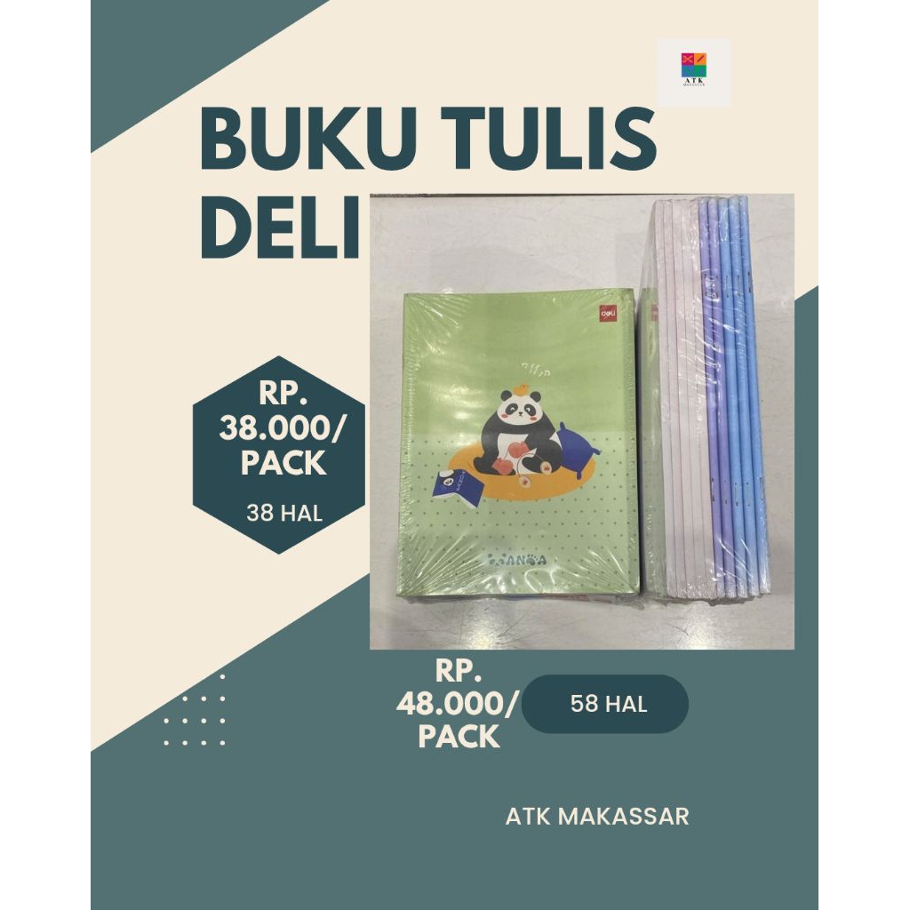 BUKU TULIS DELI