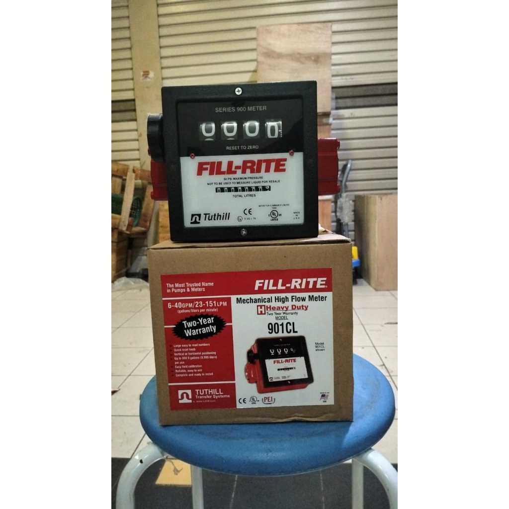 Flow Meter FILL-RITE Type 901L Series 900 4 Digit 1,5 Inch MURAH