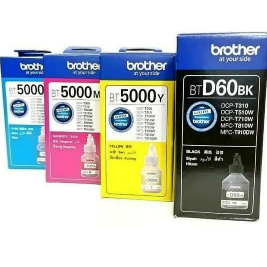 BROTHER Tinta Original BTD60BK BT5000 MFC-T810W T910DW T4500DW Bizbox Acc..