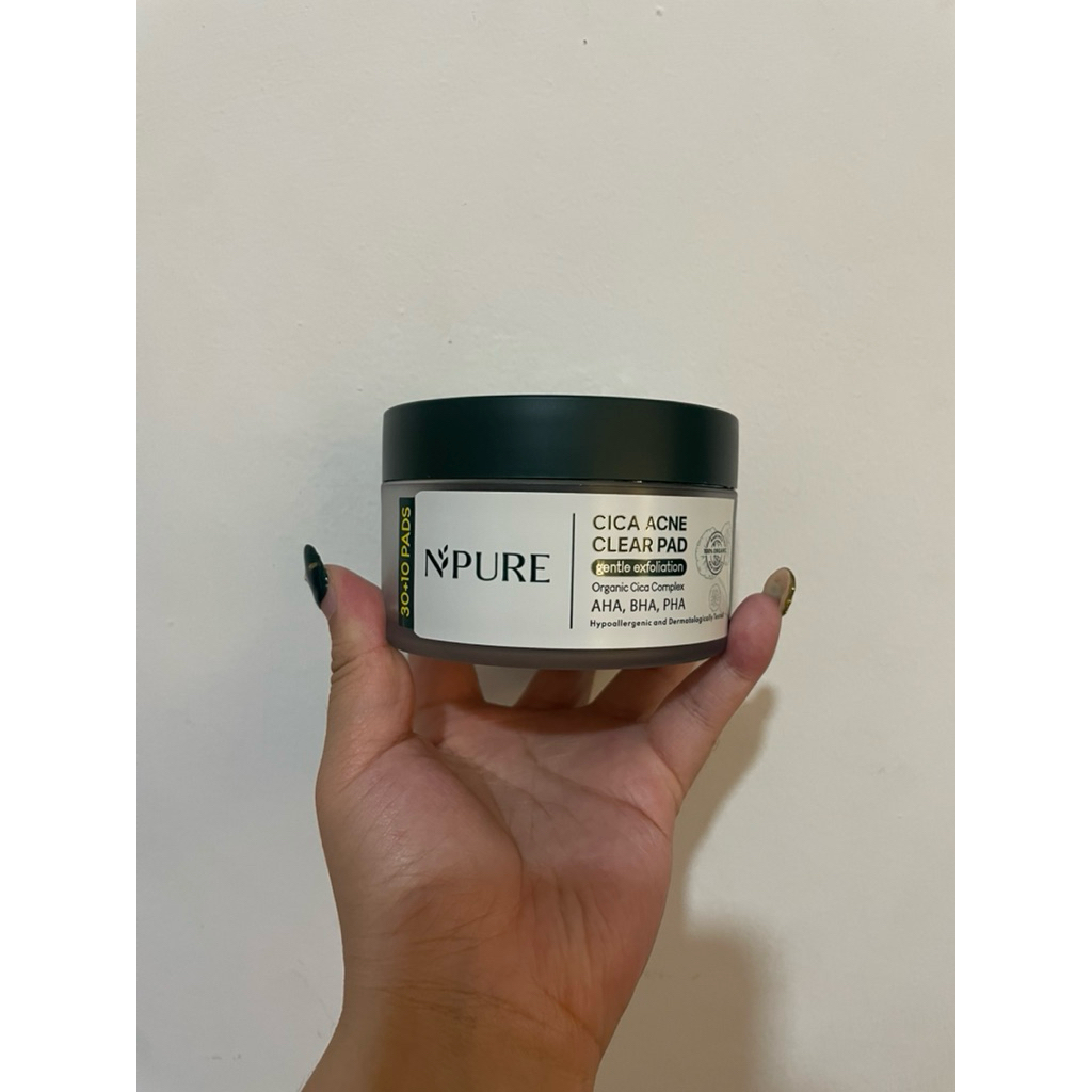 NPURE Cica Acne Clear Pad Gentle Exfoliation [PRELOVED]