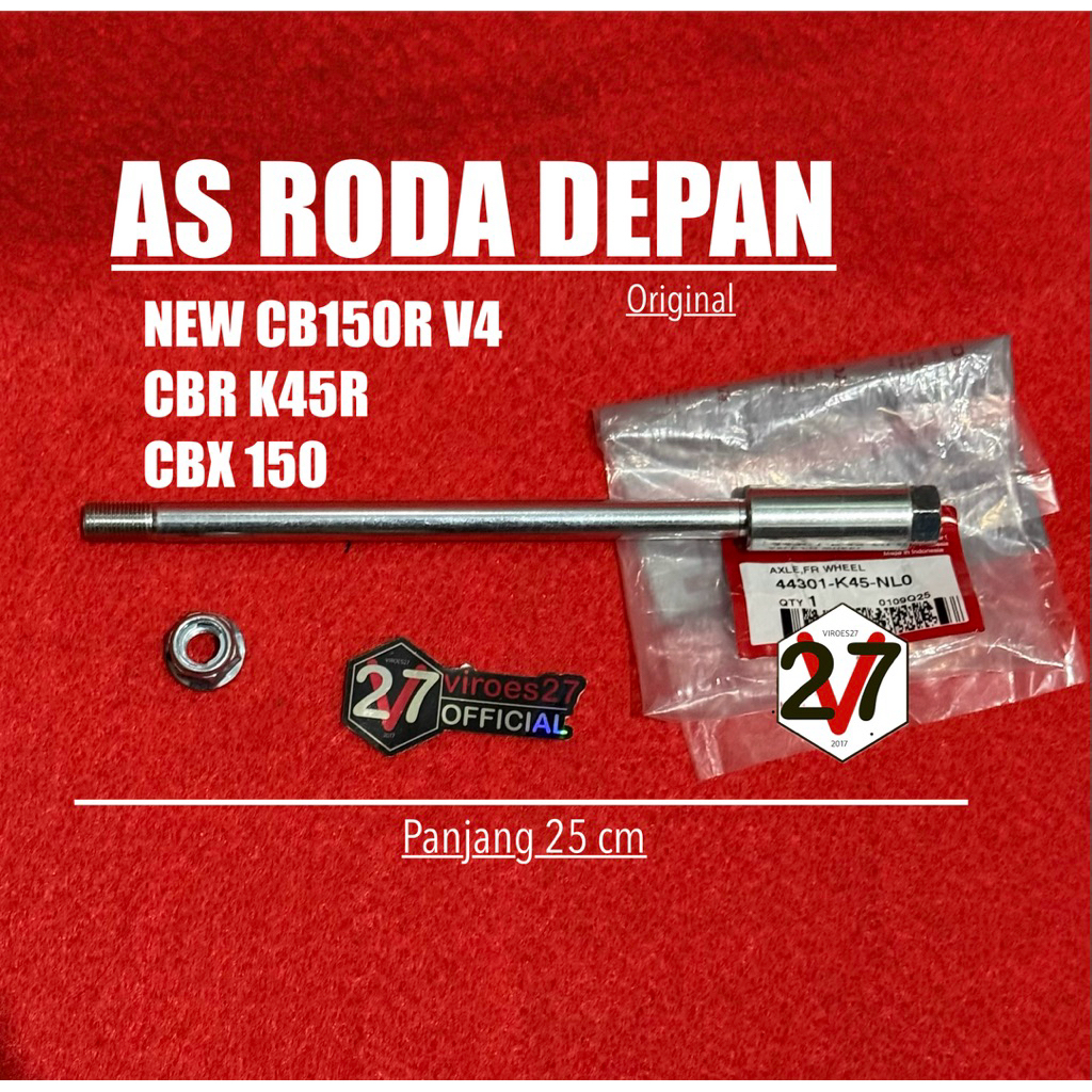 As Roda Depan NEW CB150R V4 / CBR 150 K45R UPSIDE DOWN ORIGINAL HONDA