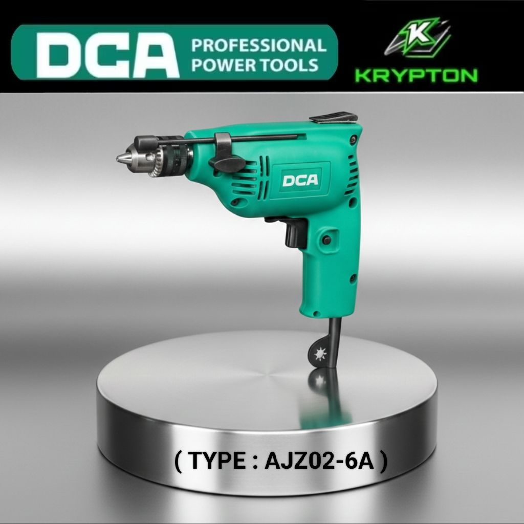 DCA Mesin Bor Listrik mini 6.5mm 230watt ( TYPE :AJZ02-6A ) heavy duty jaminan asli original