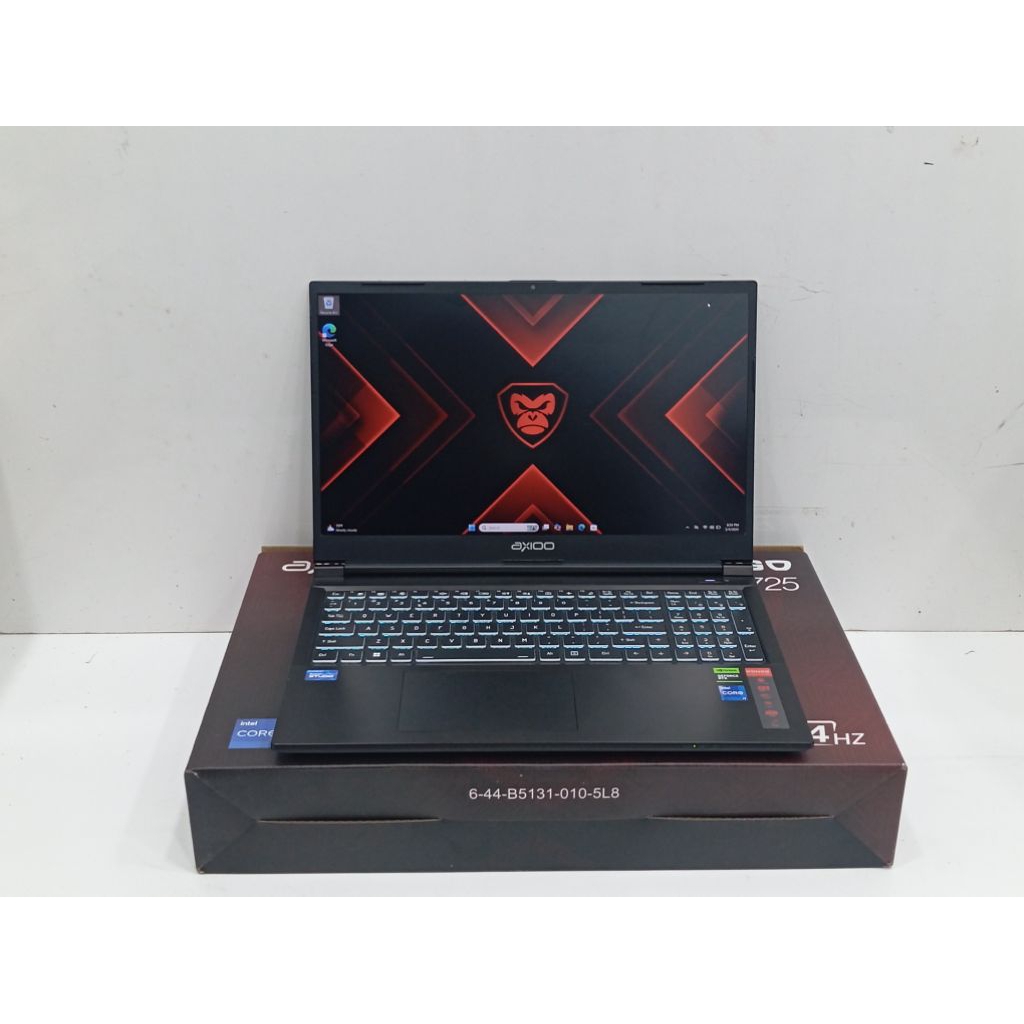 laptop gaming axioo pongo 725 intel core i7 gen 12 ram 16gb ssd 512gb rtx 2050