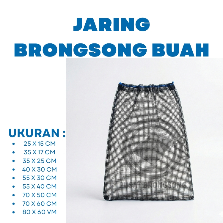 jaring brongsong penutup buah kelengkeng anti hama