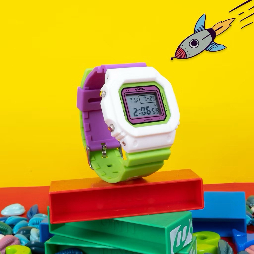 GOZEAL DIGITAL WATCH NEW READY Jam Tangan digital edisi emoji pop Foxs Gummy Candy land new original