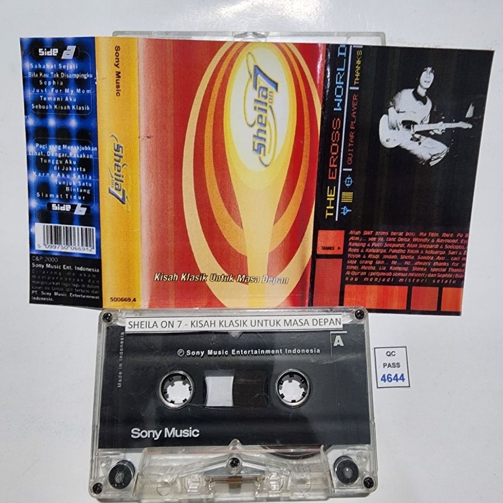 Kaset pita Sheila On 7 / Sebuah Kisah Klasik (Tanpa Cover/Cover Copy an)