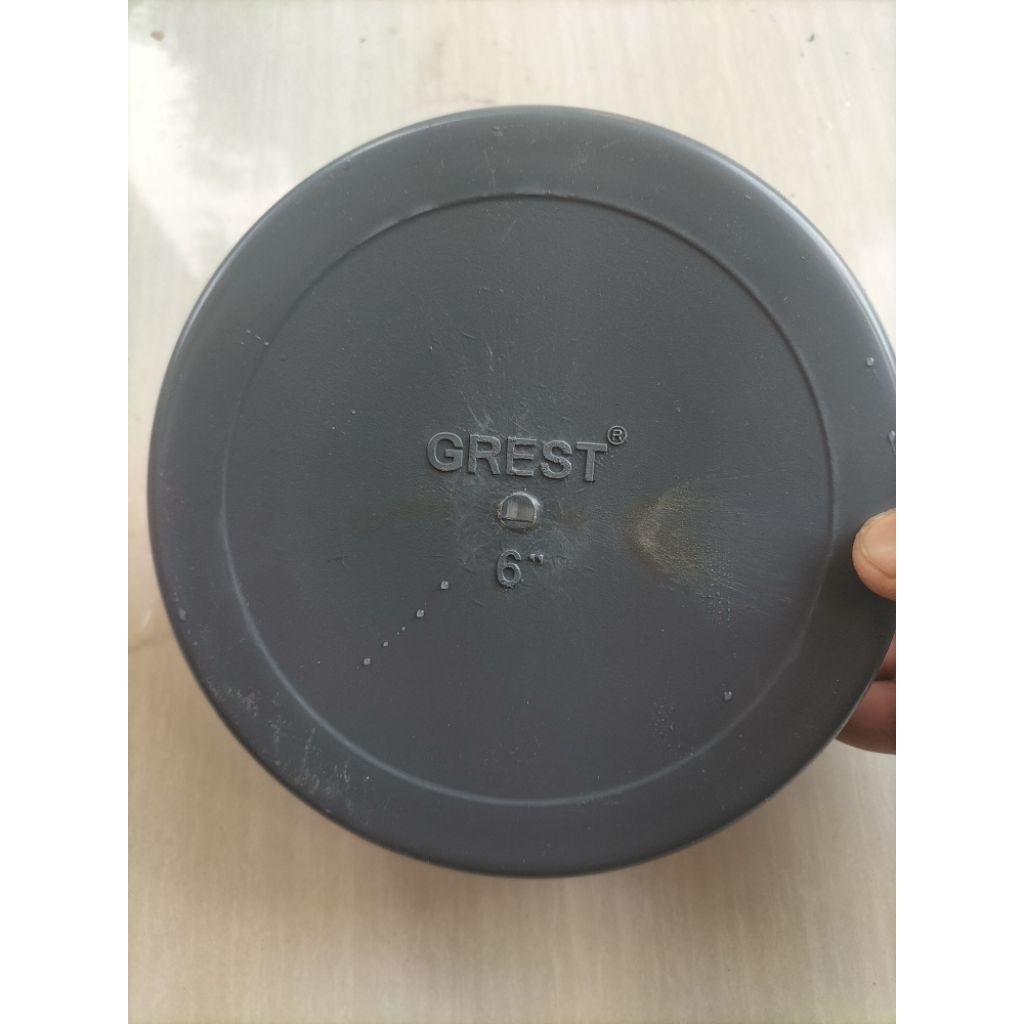 Dop polos. penutup paralon pvc 6"