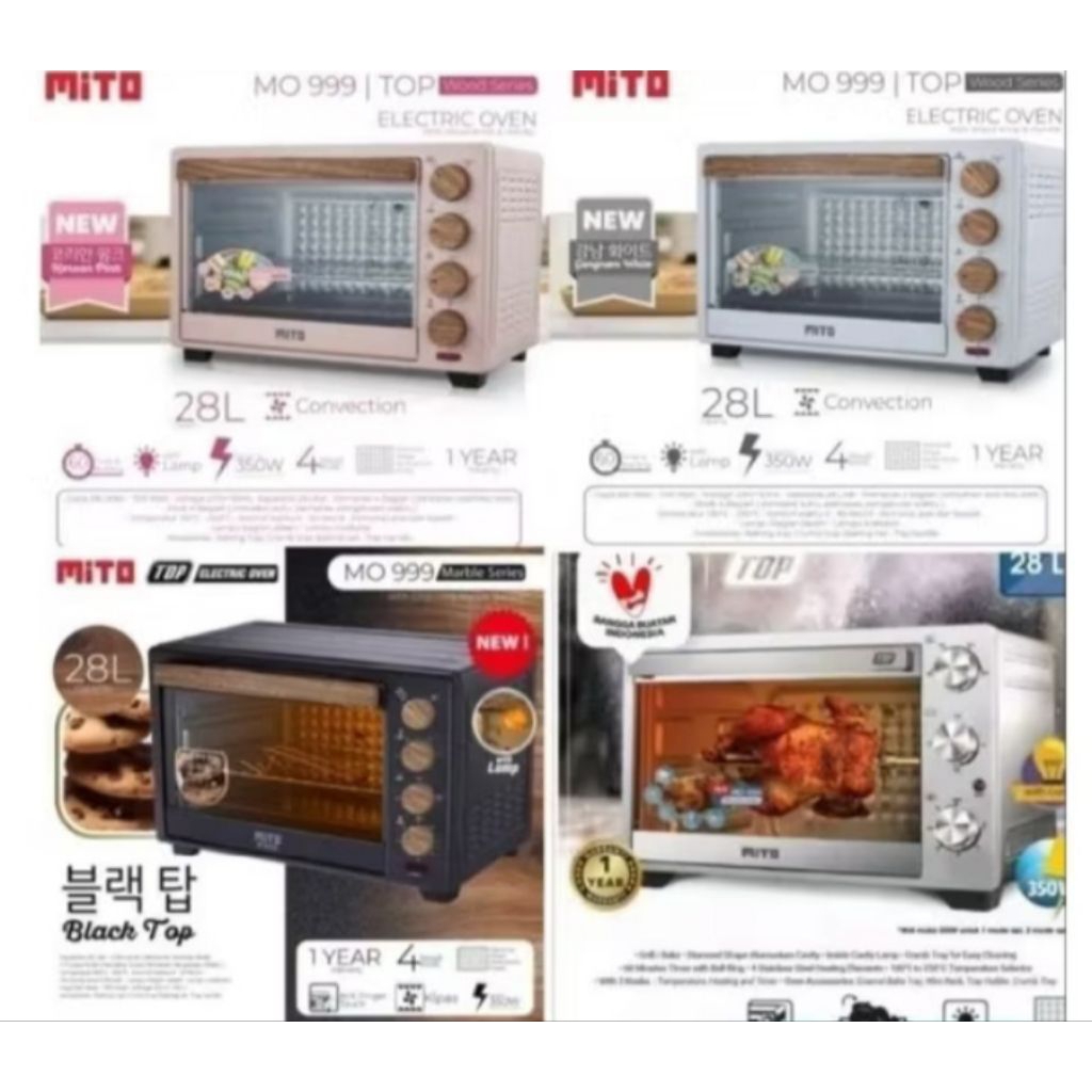MITO Electric Oven TOP 28L MO 999 | Mito Oven MO999 | Oven Top Mito MO999