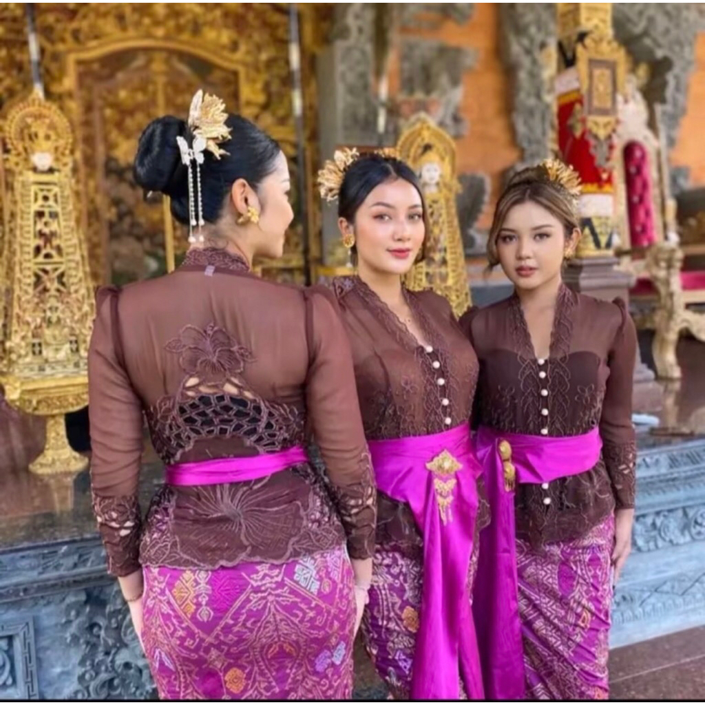 COD kebaya bali bordir kebaya bordir bali murah Kebaya putih bali bordir bali baru kebaya bali promo
