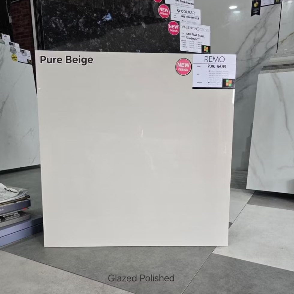 granit cream polos Valentino 60x60 pure white Kw1 Glazed polished
