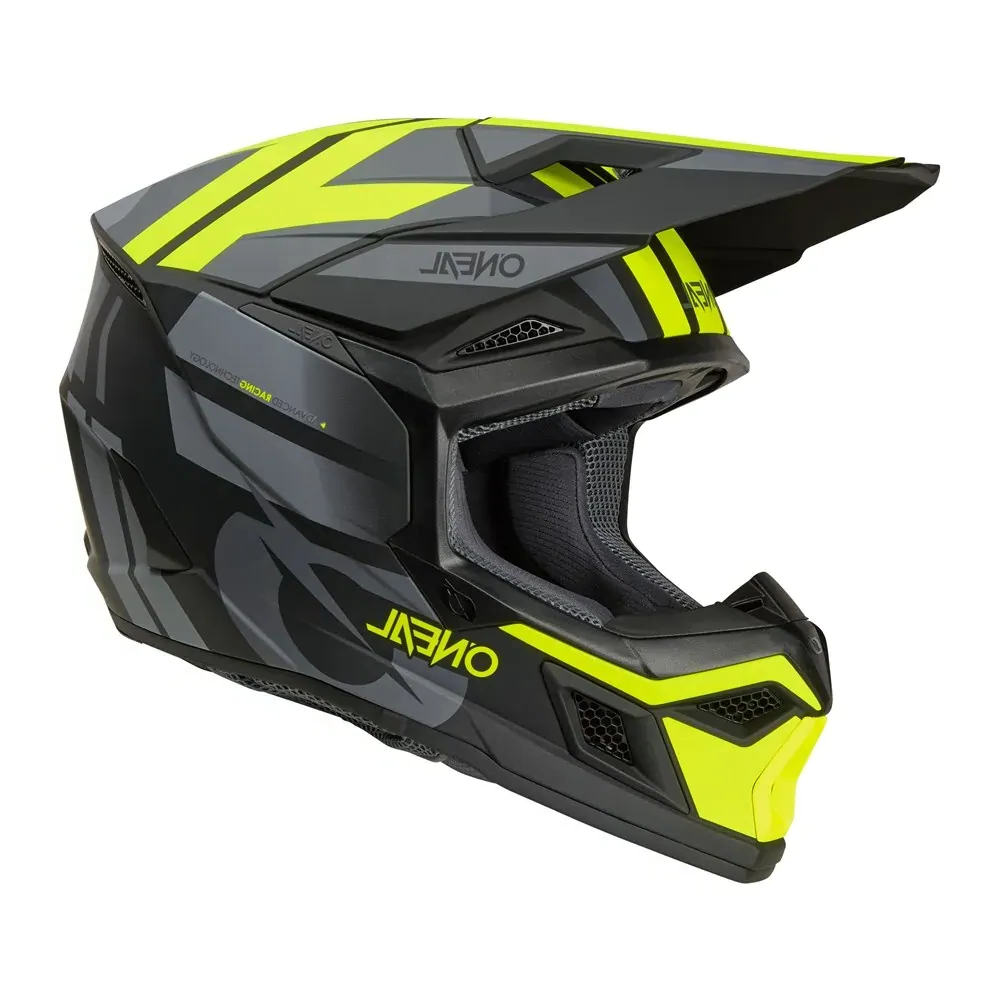 ONEAL 3 SERIES GREY NEON YELLOW HELM OFFROAD ONEAL 3 SERIES GREY NEON YELLOW HELM MOTOR CROSS ONEAL 