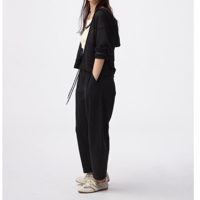 Sweat Barrel Ankle Pants GU - Po Jepang/Celana Panjang Wanita