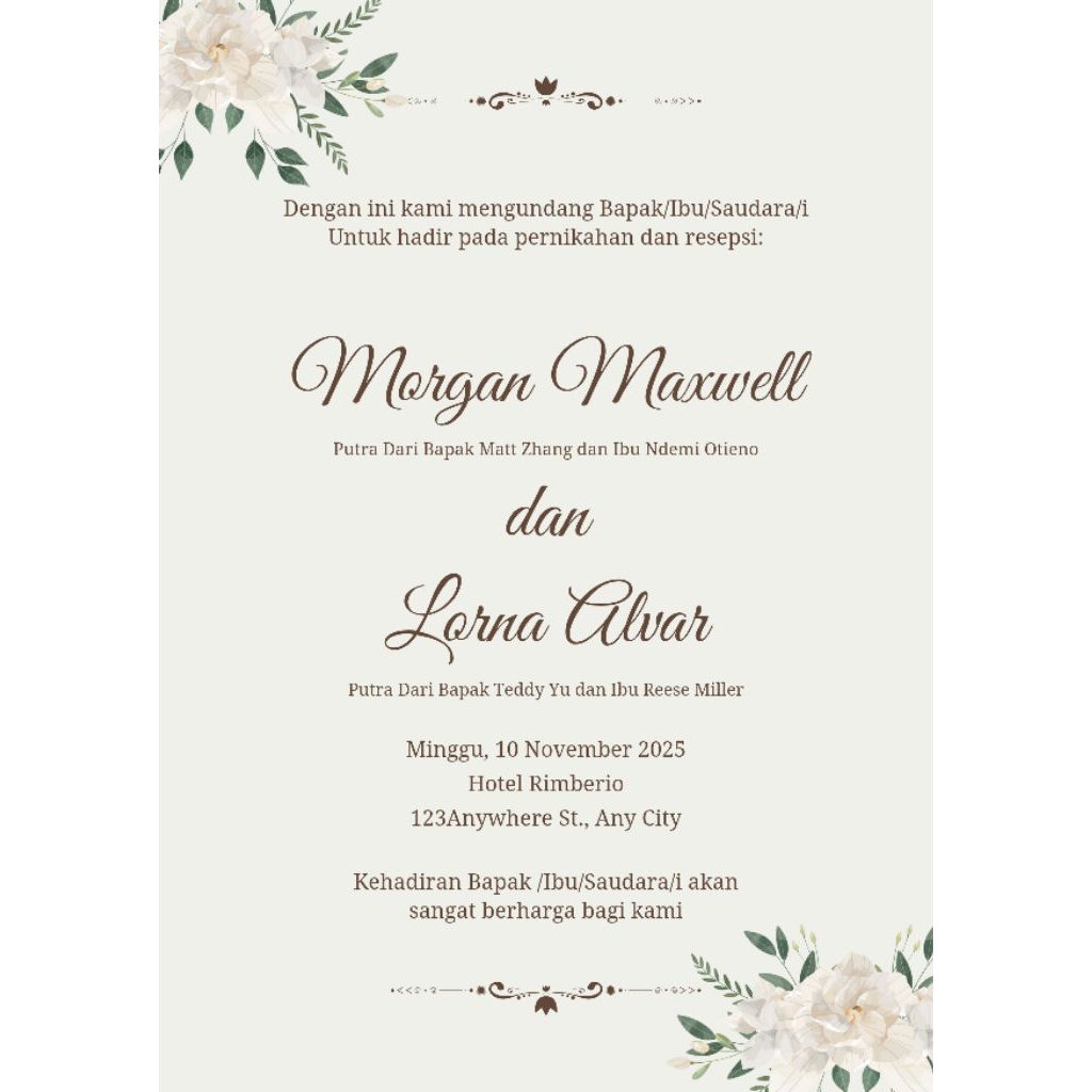 jasa desain undangan pernikahan
