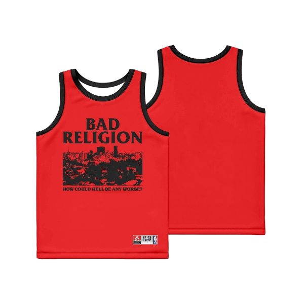 JERSEY BASKET BAD RELIGION MERAH