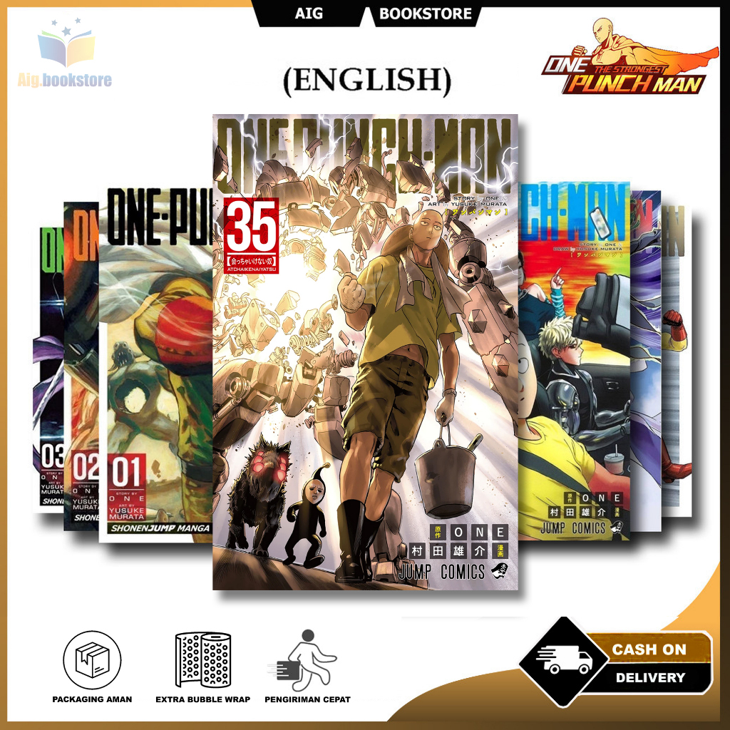 Komik Manga One-Punch Man Vol. 1 - 35 (English)