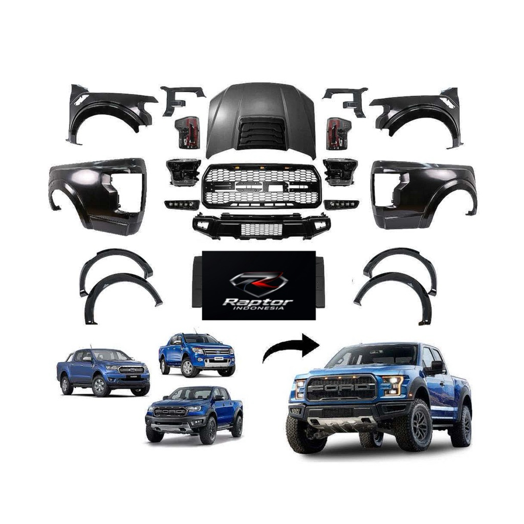 Bodykit F150 Full besi Untuk Ford Ranger 2012