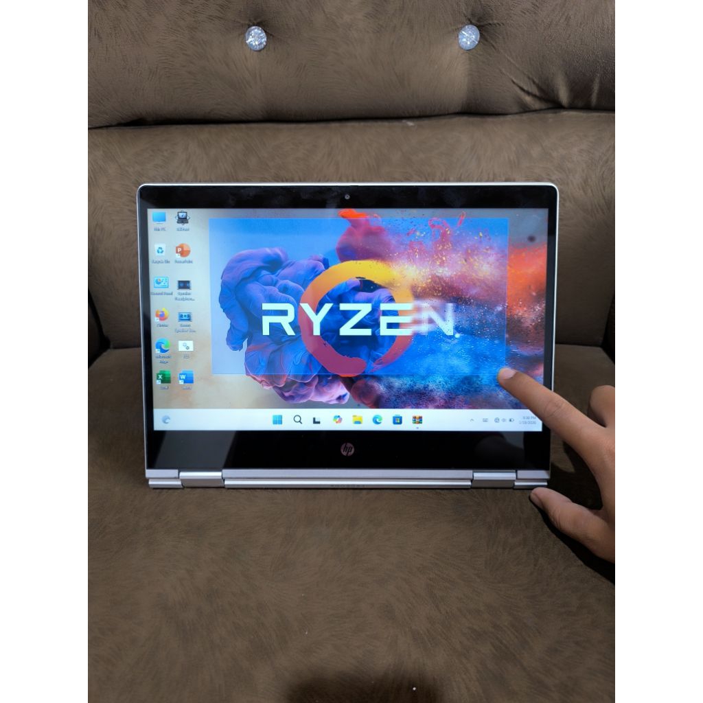 Laptop Hp Probook 435 G8 X360 Ryzen 7 Ram 16Gb SSD 512Gb Touchscreen