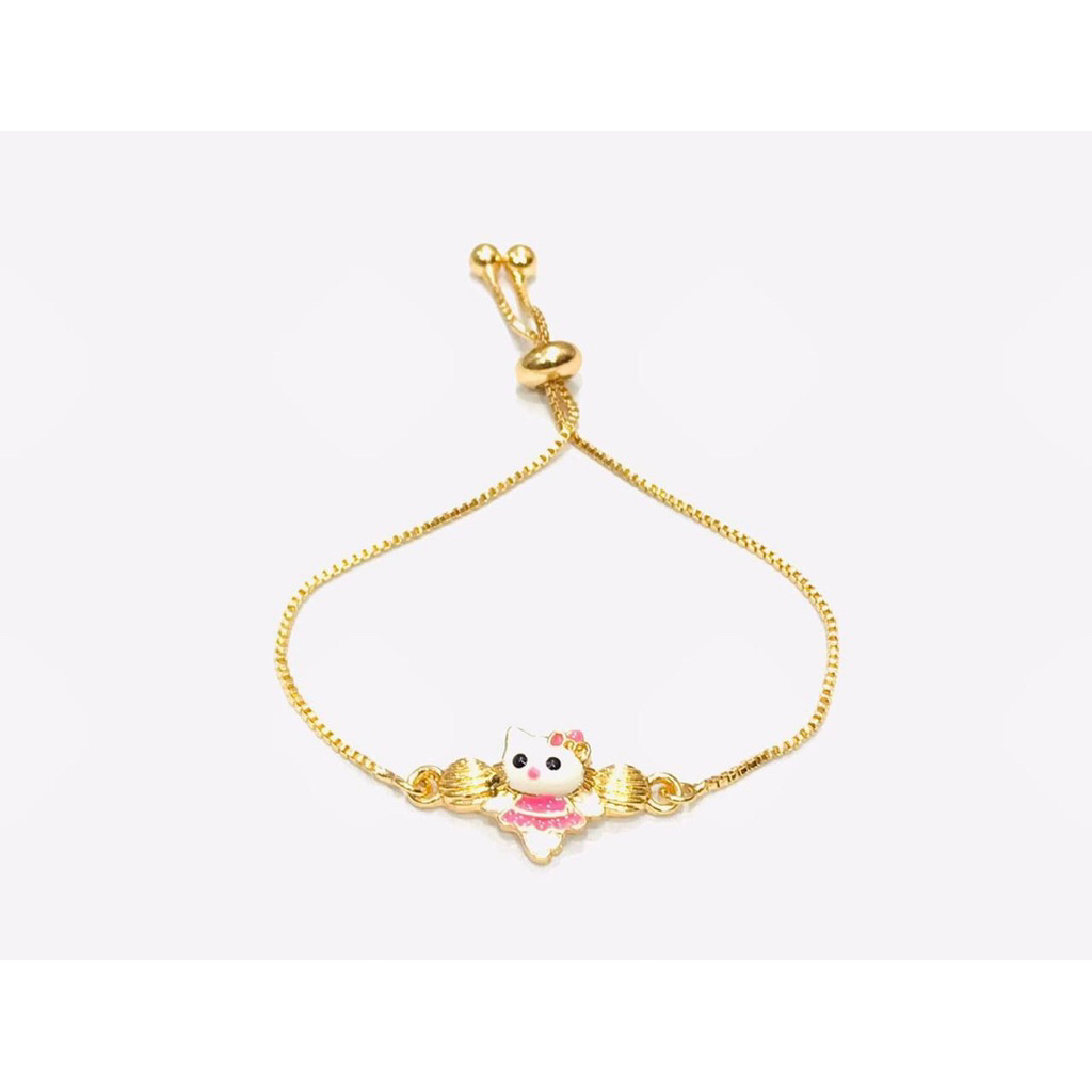Gelang Anak Serut Gelang Anak karakter  Hello Kitty Lapis Emas
