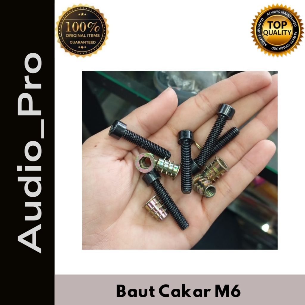 BAUT + MUR CAKAR M6 BAUT + MUR CAKAR M6 NANAS