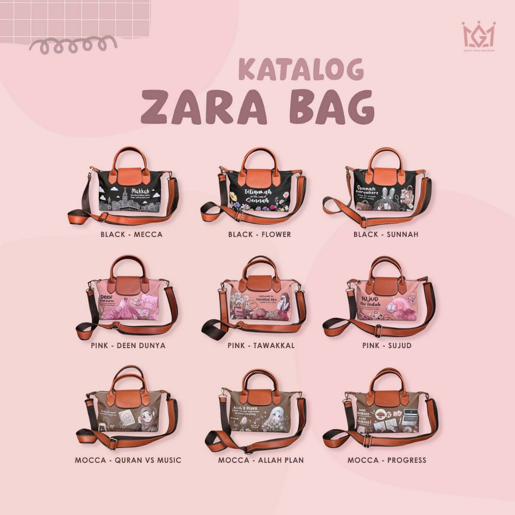Zara Bag Longchamp Mini Bag Sling Bag Tas Unyu Muslimah