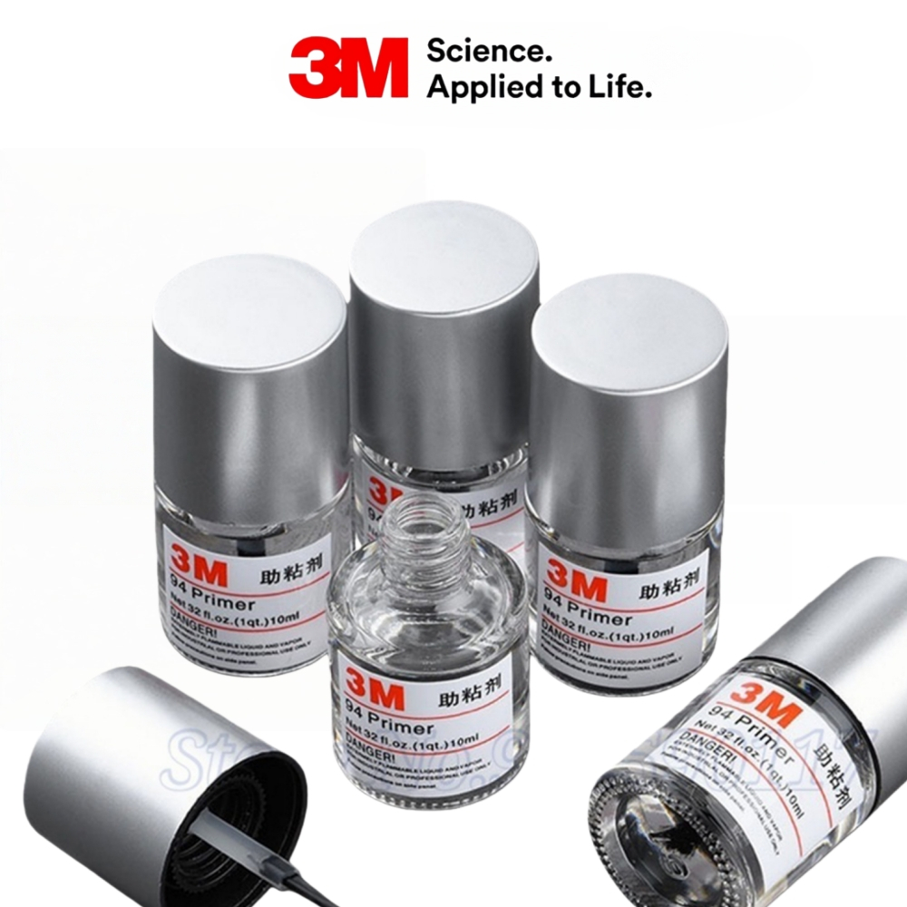 3M Automotive Adhesion Promoter 10ml | Untuk Tempel Emblem Stiker & Body Kit Mobil, Kuat Max