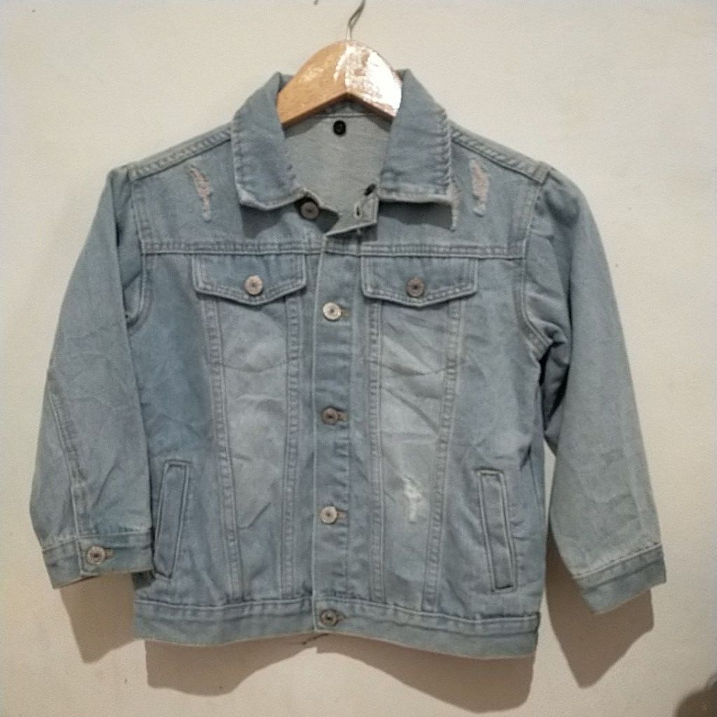 Jaket Denim Unisex | P.45cm | L 41cm | PL 36cm | Jaket Jeans cewek cowok | Remaja