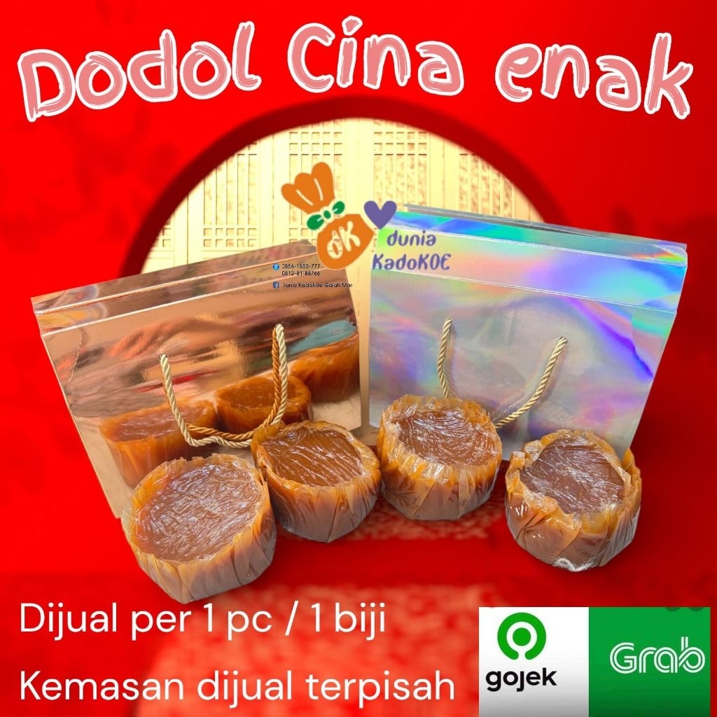 Dodol ketan, Kue dodol lembut, Kue Imlek fresh, dodol Cina