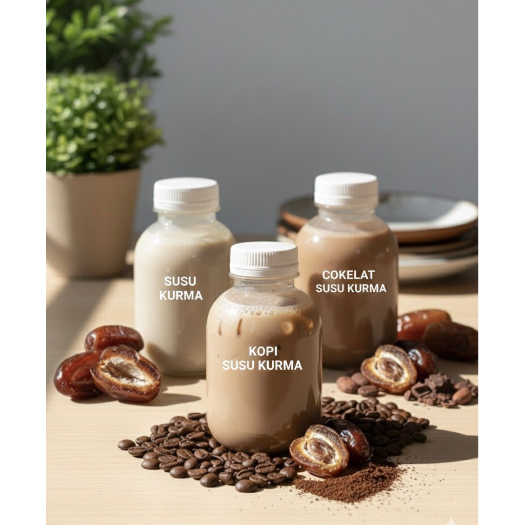 Susu kurma original • Susu kurma Fresh • Es susu kurma