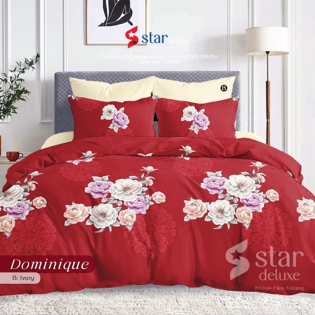 Bahan Kain Sprei Star - Dominique