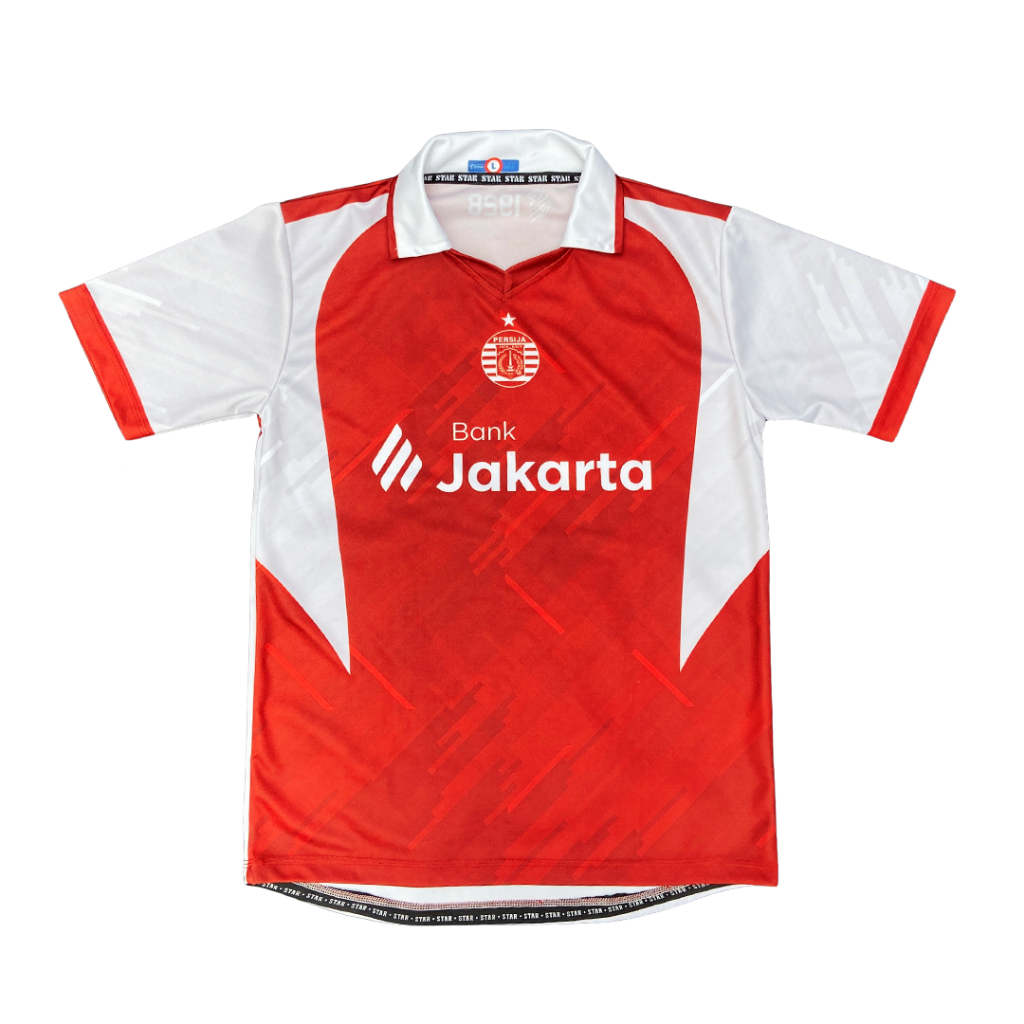 Kaos Jersey Persija Away Retro Vintage Sublimasi Quick Dry Milano