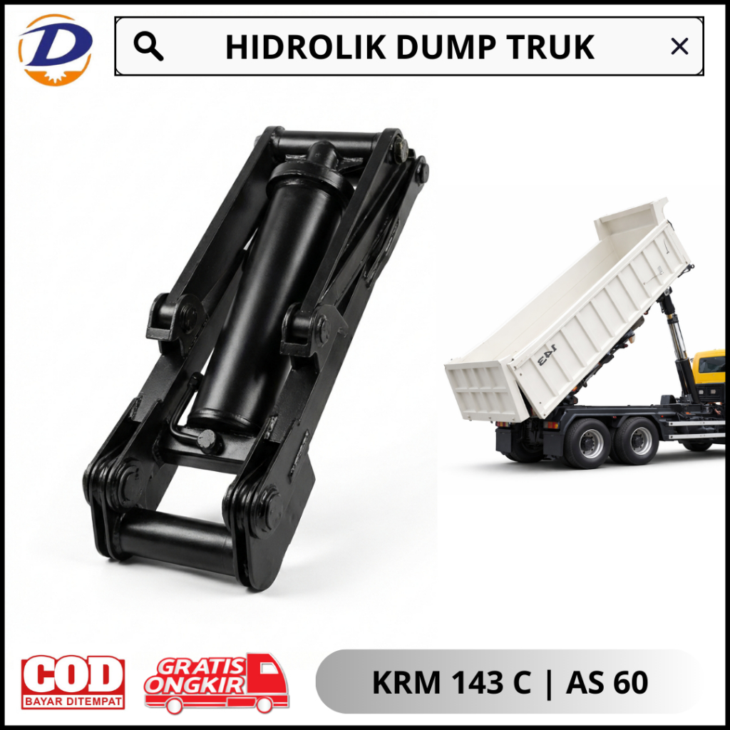 HIDROLIK DUMP TRUK KRM 143 C AS 60 / HIDROLIK DUMP TRUK