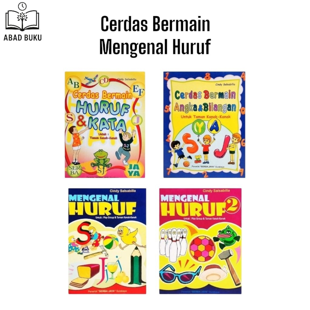 Buku Cerdas Bermain Huruf Angka Mengenal Huruf - Mengenal Huruf - Cerdas Bermain Huruf Angka