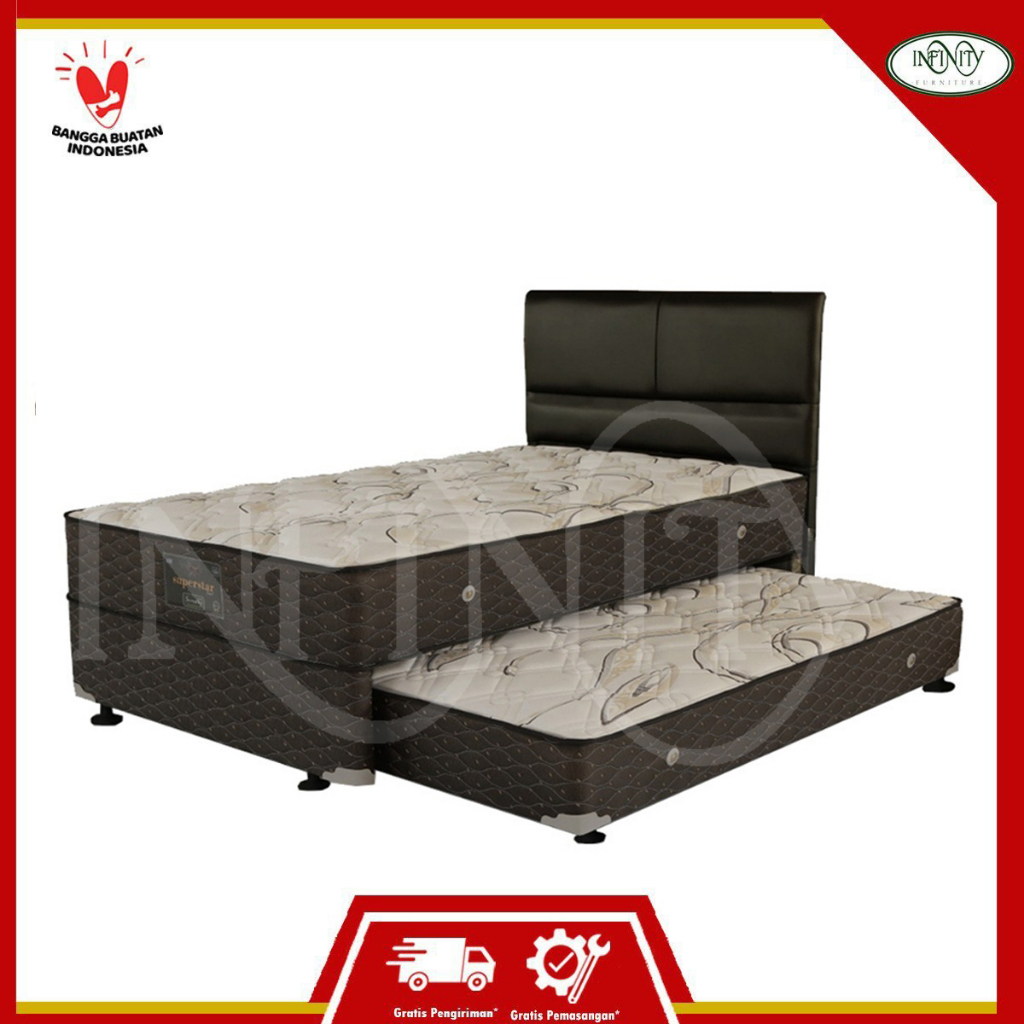 Elite Serenity Spring Bed Set Kasur 2 in 1 Superstar