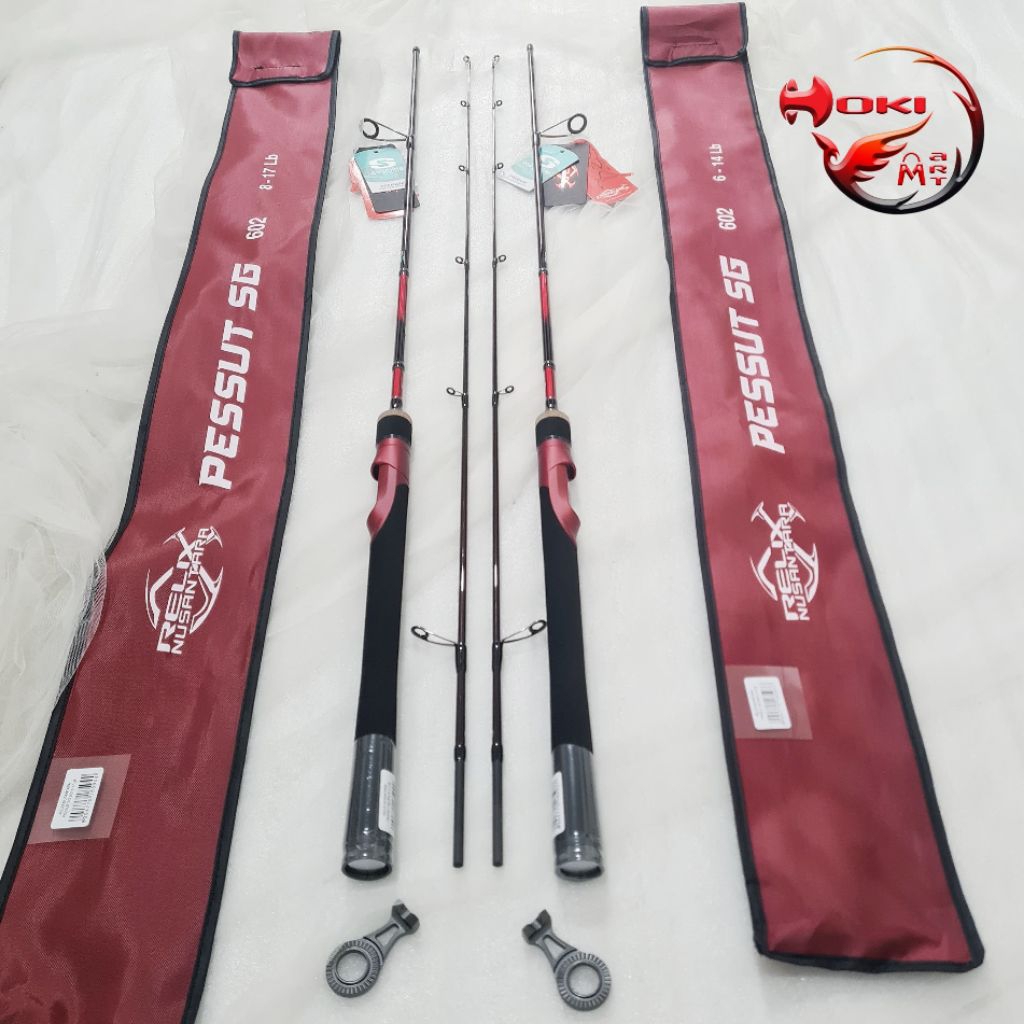 Joran spinning relix pesut SG 180 carbon / joran pancing carbon galatama