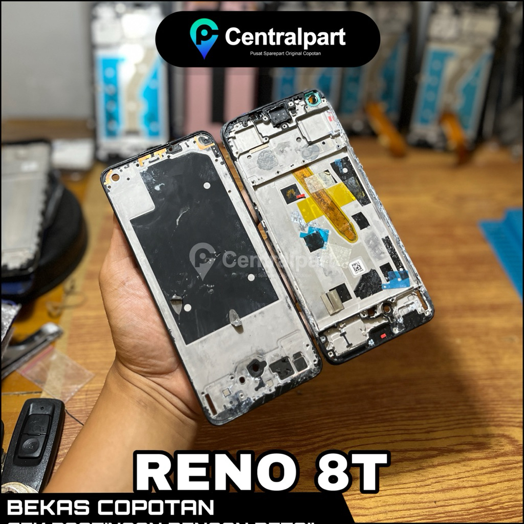 [F]FRAME RANGKA TULANGAN LCD FOR OPPO RENO 8T ORIGINAL COPOTAN