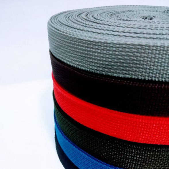 tali webbing strap tas tali webbing KRB 2 cm strap bag 1 rol tebal murah